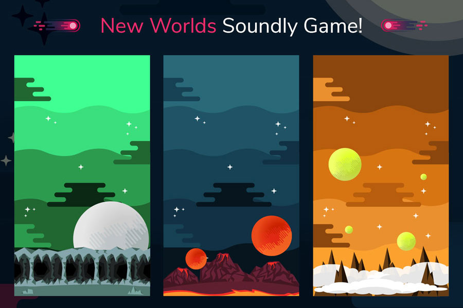 flat game backgrounds for soundly